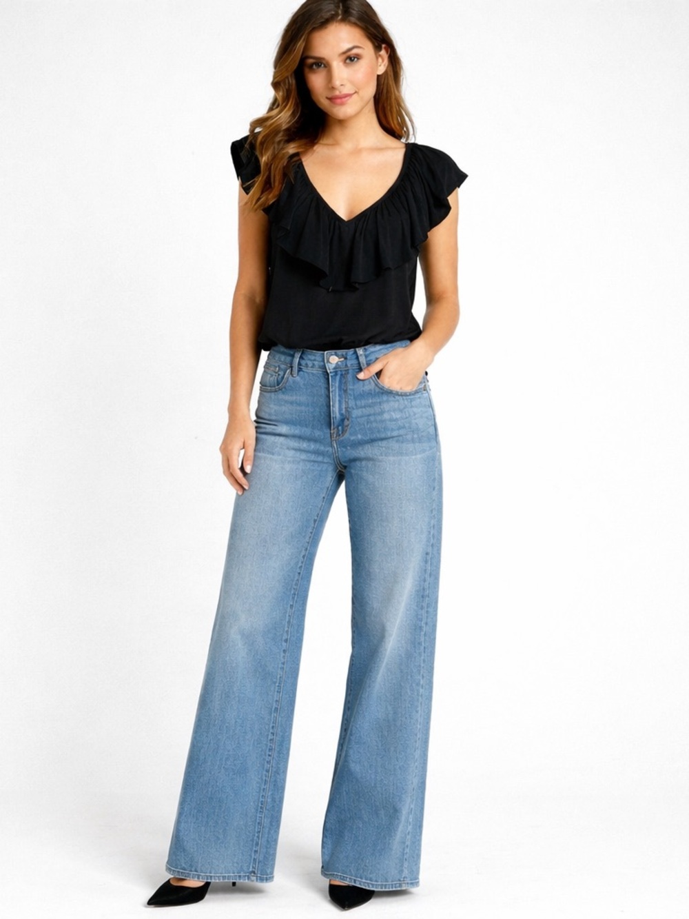 Amanda Uprichard Black Silk Ruffle Halter Tank Top Med Preppy Chic Going Out